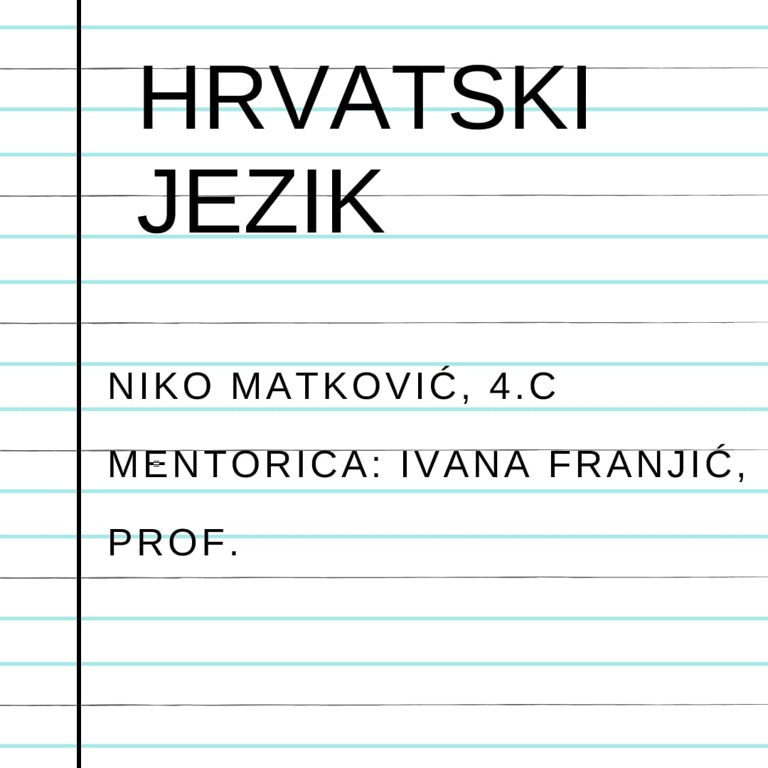 Hrvatski jezik