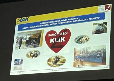 Preventivno-edukativni program „KLIK – sigurnosni pojas – navika odgovornog ponašanja“