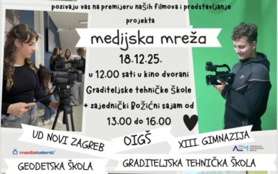 Premijera filmova u sklopu projekta Medijska mreža